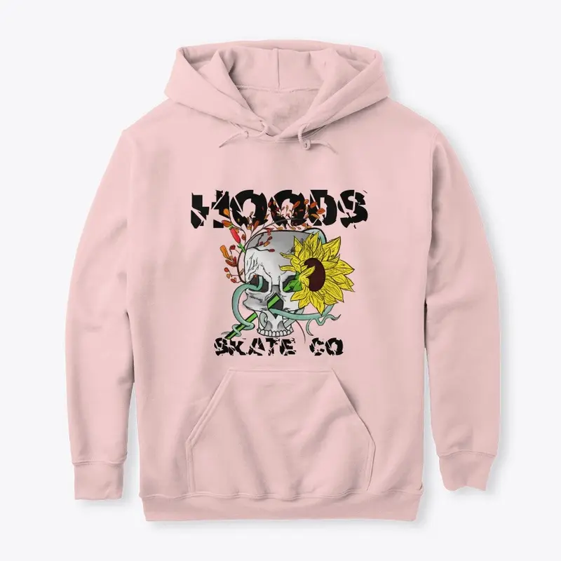 HOODS sunflower skull hoodie 