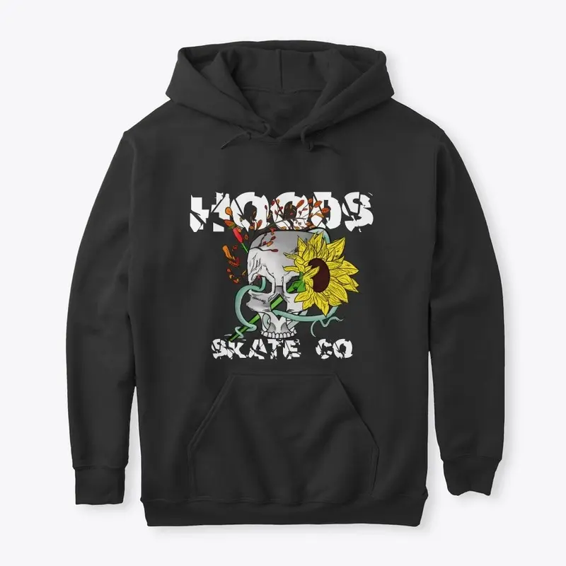 HOODS sunflower skull hoodie 