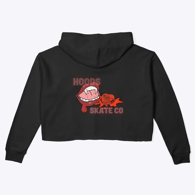 Heartbreak woman’s crop hoodie